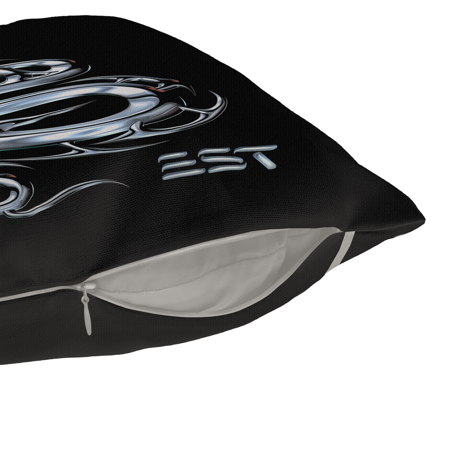 EST Chrome Year of the Snake Throw Pillow