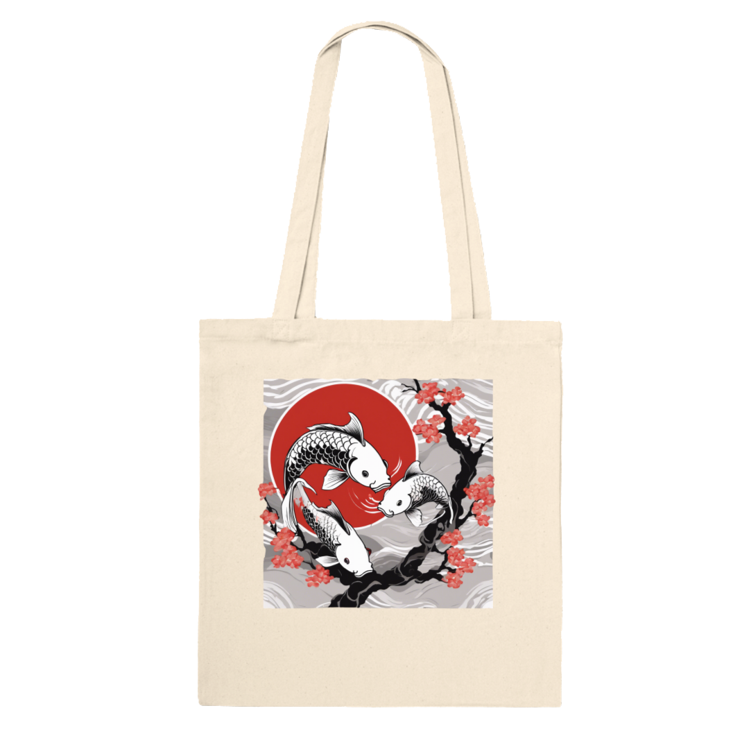 Koi Fish Tote Bag