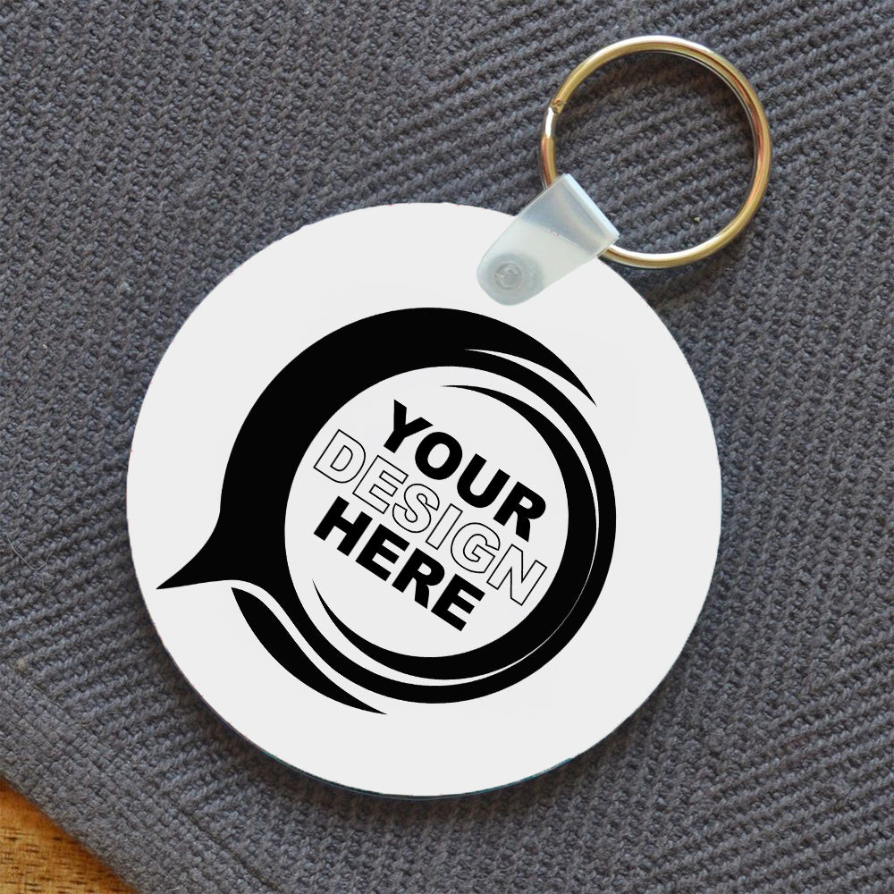 Circle Photo Keychain