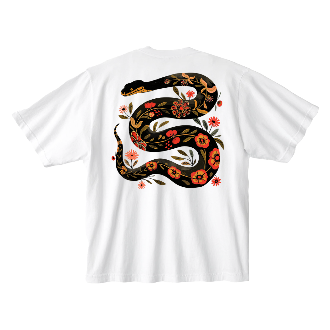 EST Floral Year of the Snake Tee