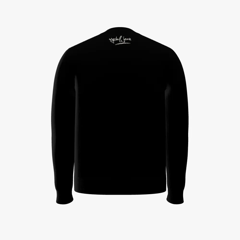 Cheetah (Black Cashmere) Men's Crew Neck Pullover