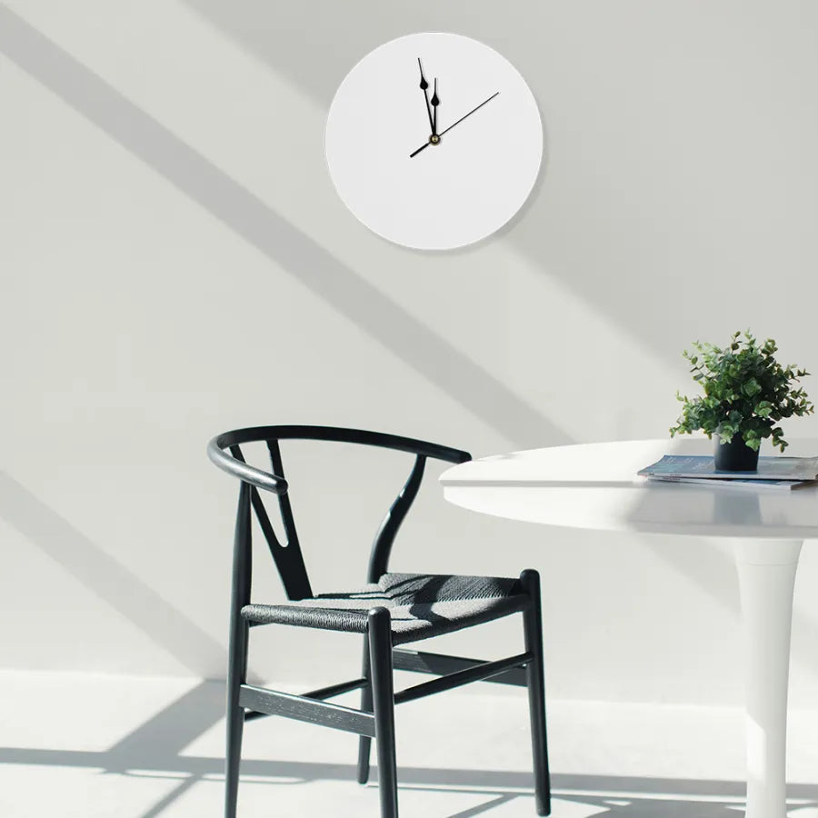 Round Wood Wall Clock