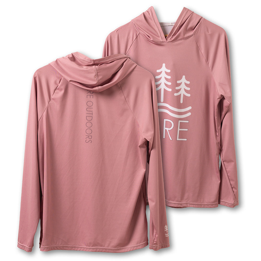 Men's Hooded Raglan Long Sleeve Shirt