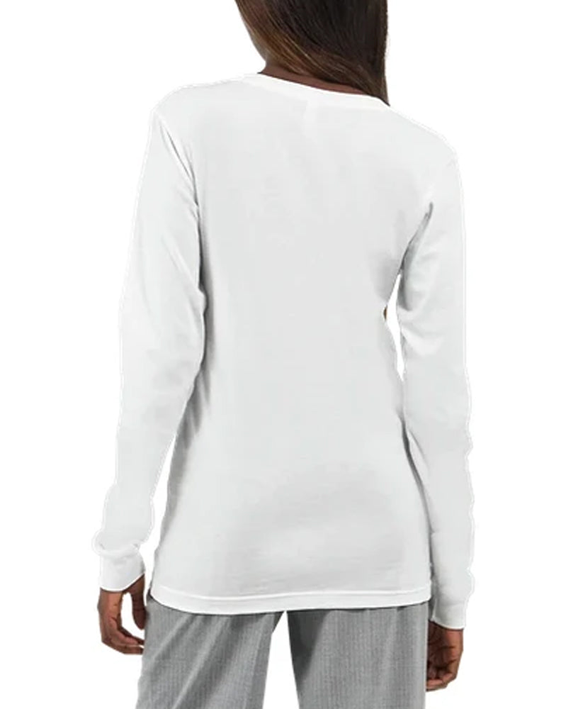 Bella + Canvas Women's Combed Cotton Baby Rib Long Sleeve T-Shirt 4.3oz