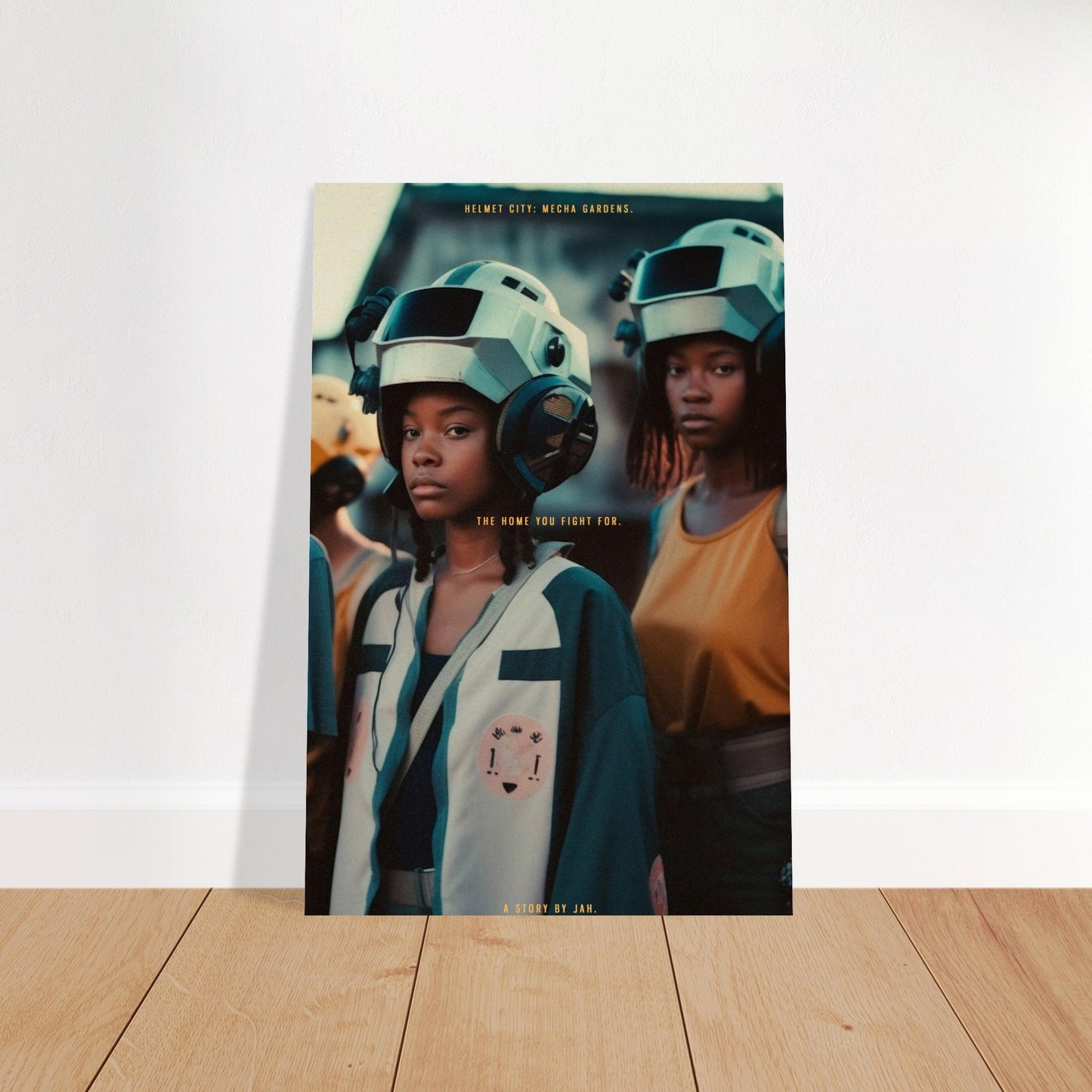 We Wear our Helmets for Them Poster
