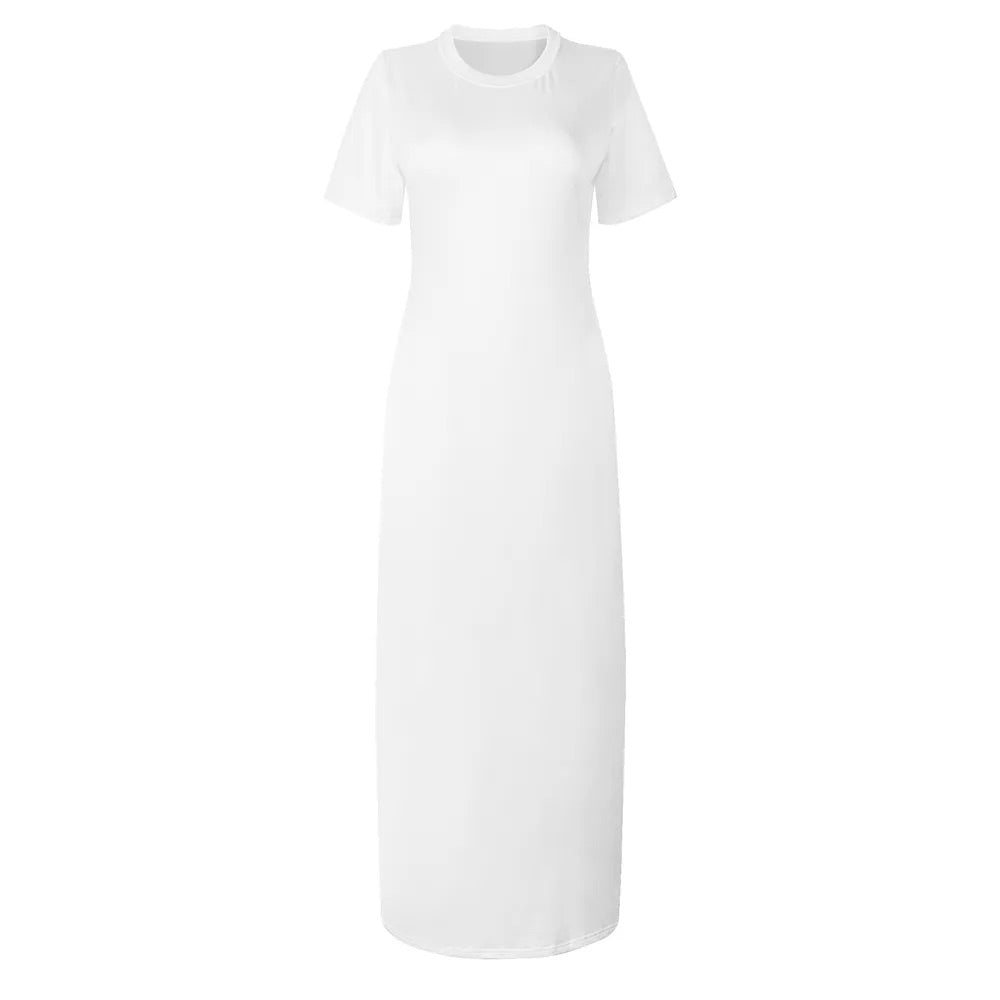 Short Sleeve Midi Dress