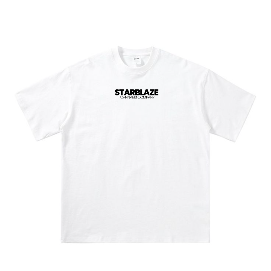 Cannabis Co. Tee, White/Black