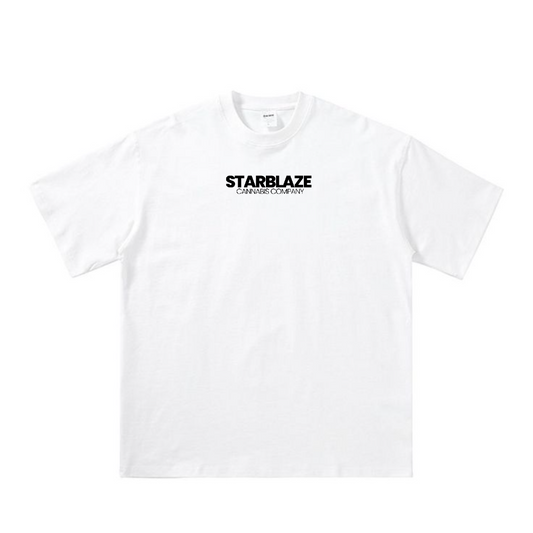 Cannabis Co. Tee, White/Black