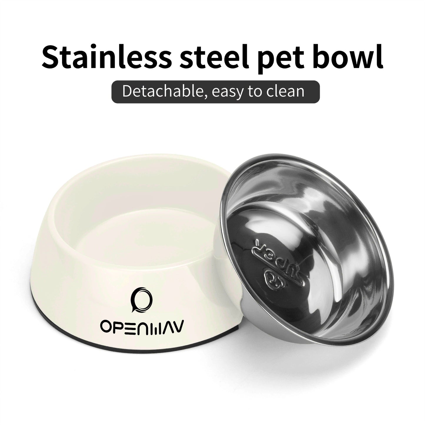 OpenWav Pet Bowl | Stainless Steel