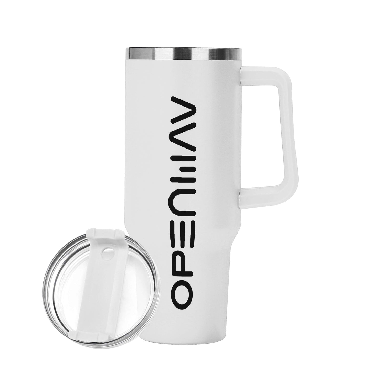 OpenWav 40oz Travel Mug with Straw