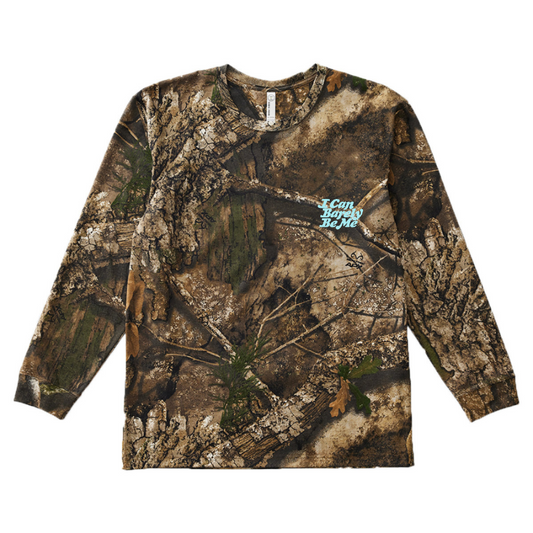 I.C.B.B.M. Camo Long-Sleeve T-Shirt (Blue Font) by Lyrics Born
