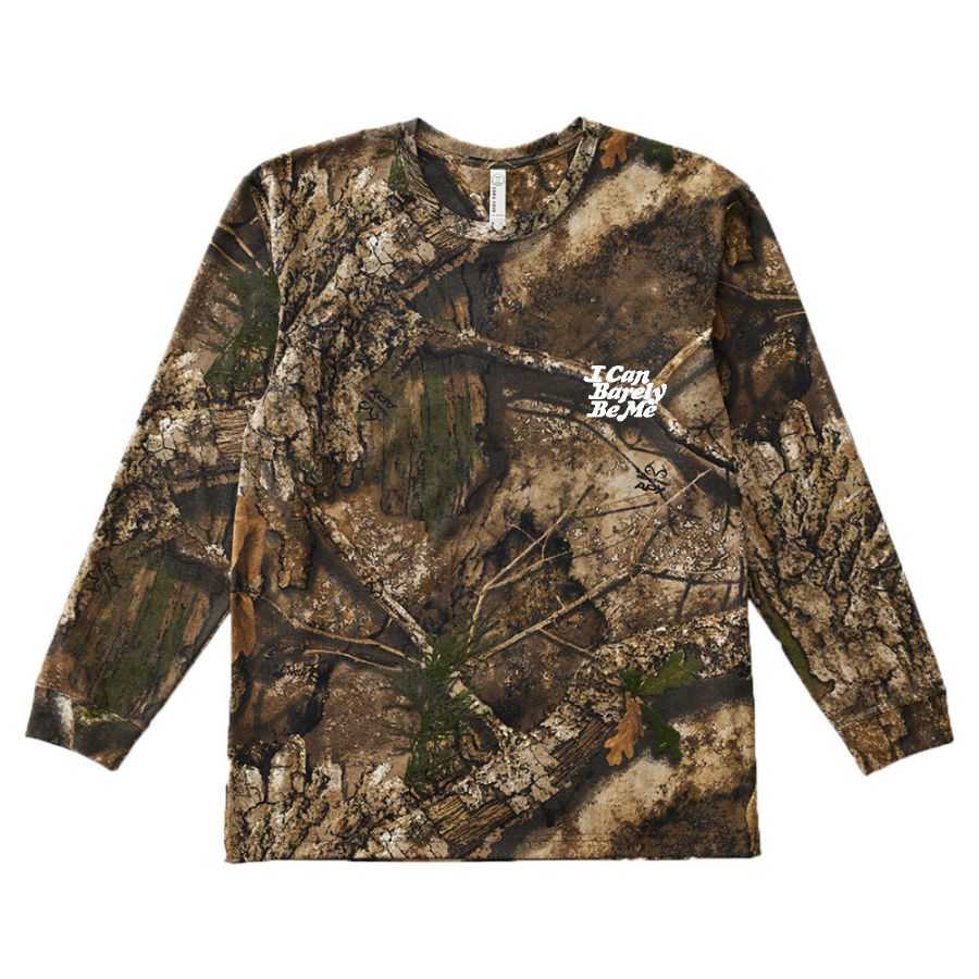 I.C.B.B.M. Camo Long-Sleeve T-Shirt (White Font) by Lyrics Born