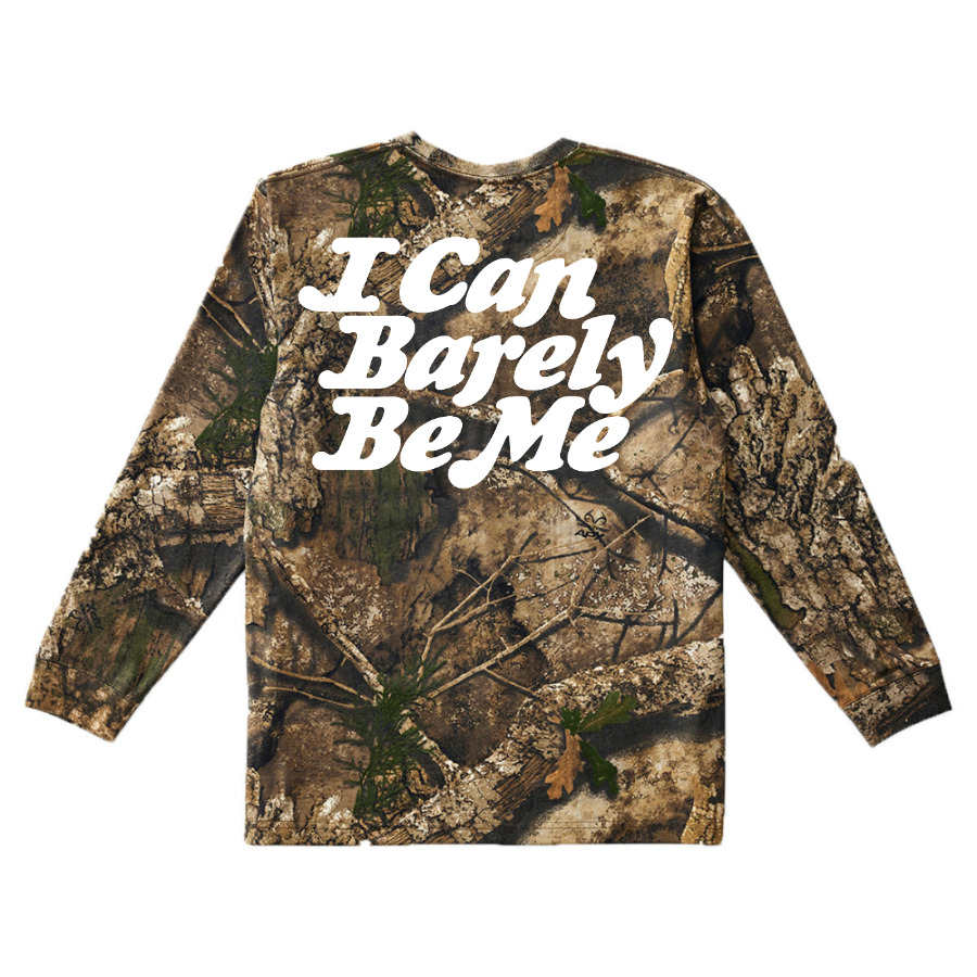 I.C.B.B.M. Camo Long-Sleeve T-Shirt (White Font) by Lyrics Born