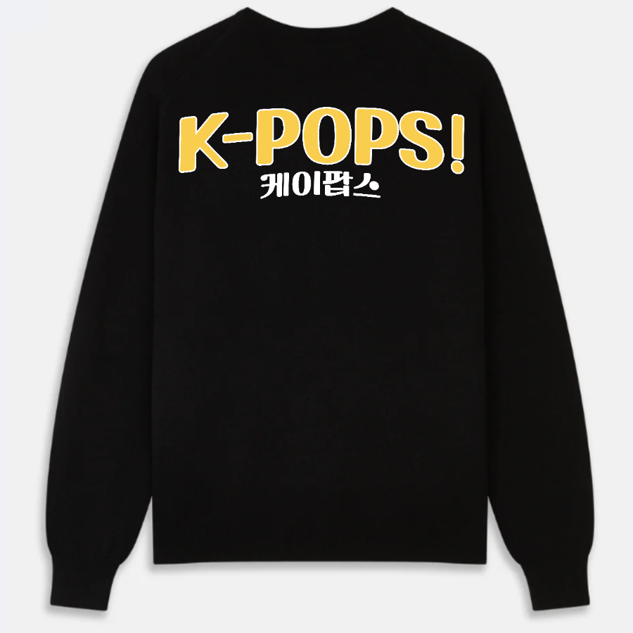 K-POPS! Yellow Sweatshirt - LA Apparel