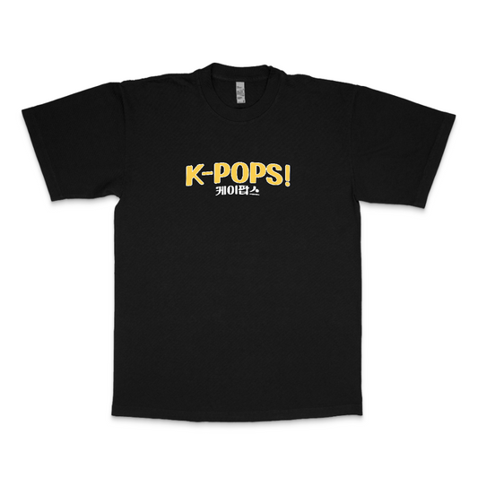 K-POPS! Yellow T-Shirt - LA Apparel