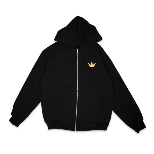 Wildcard Yellow Zip Hoodie - LA Apparel