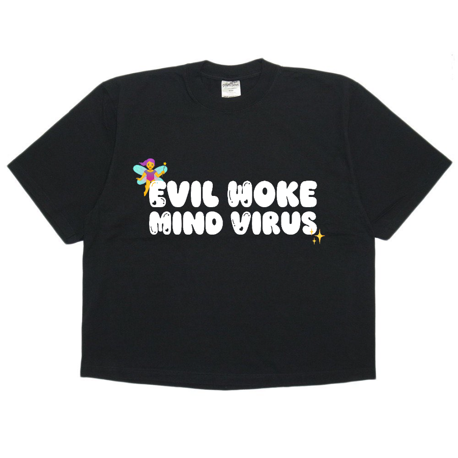 Vivllainous Oversized Drop-Shoulder Crewneck T-Shirt