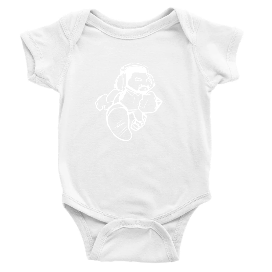 Cartoon Man Baby Jumpsuit