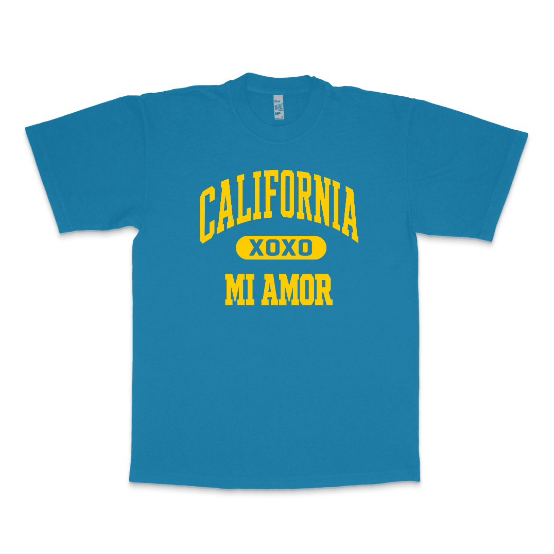 CAL Mi Amor Heavyweight T-shirt - Gold Print