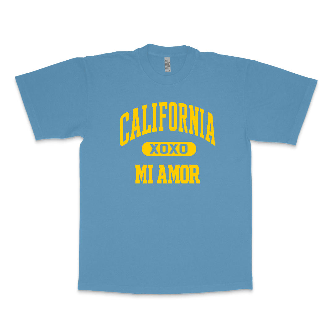 CAL Mi Amor Heavyweight T-shirt - Gold Print