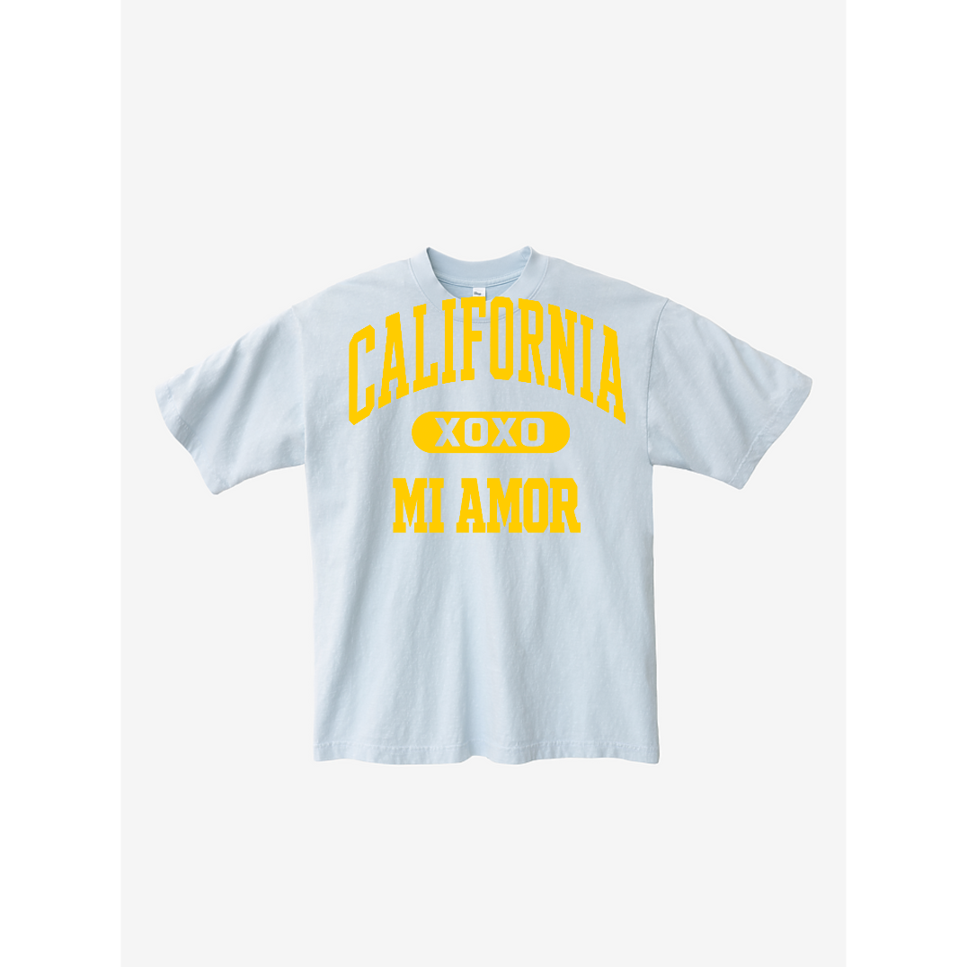 CAL Mi Amor Heavyweight T-shirt - Gold Print