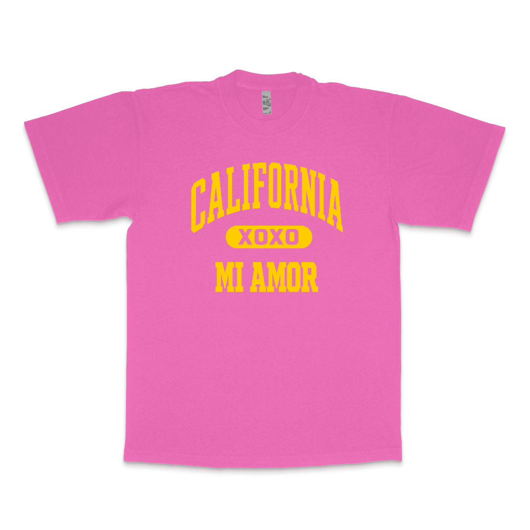 CAL Mi Amor Heavyweight T-shirt - Gold Print