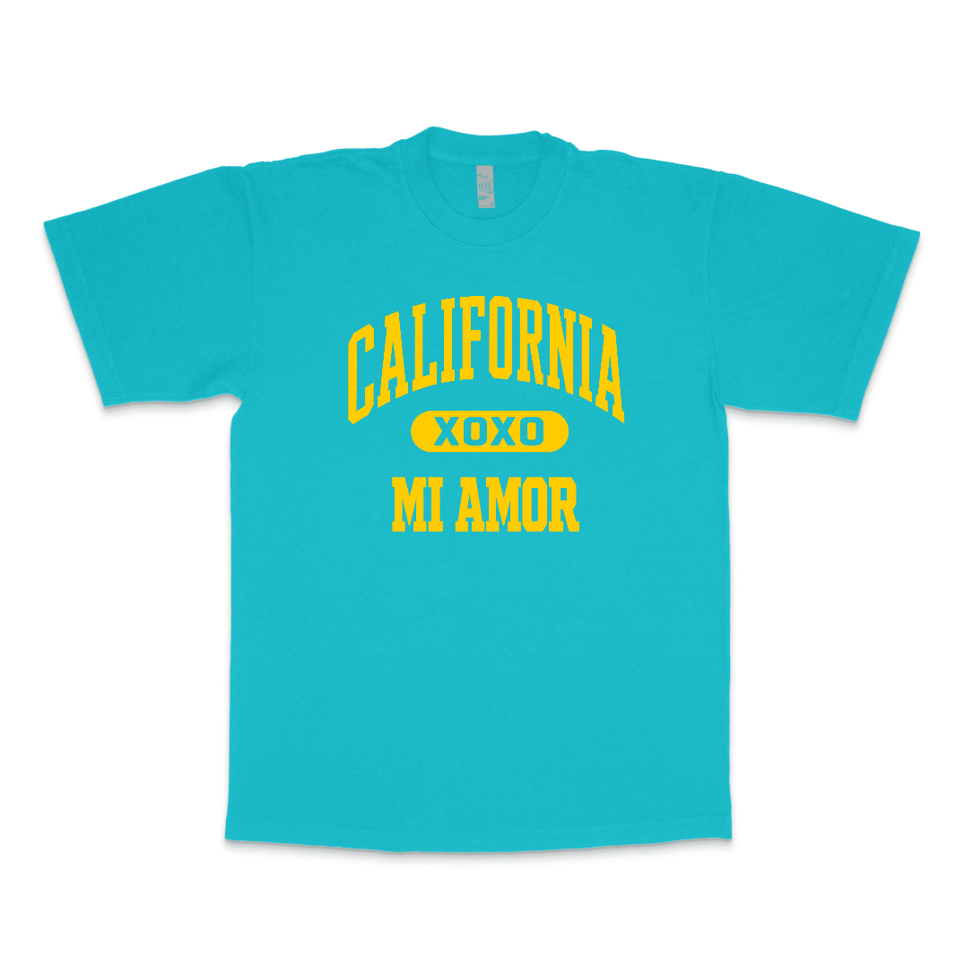 CAL Mi Amor Heavyweight T-shirt - Gold Print
