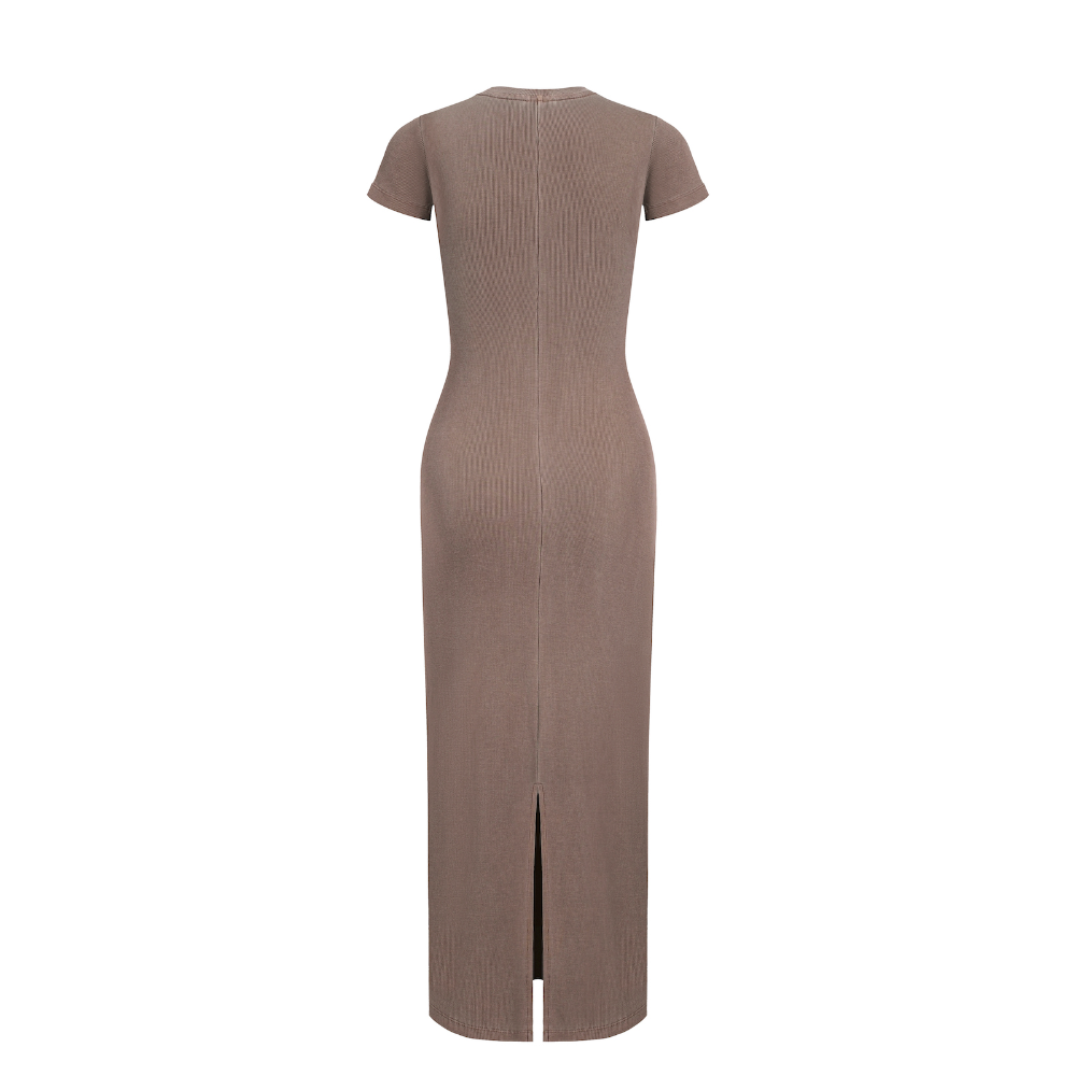 SASHA FIERCE SLIM FIT RIBBED MAXI DRESS | ALL MONEY IS LEGAL