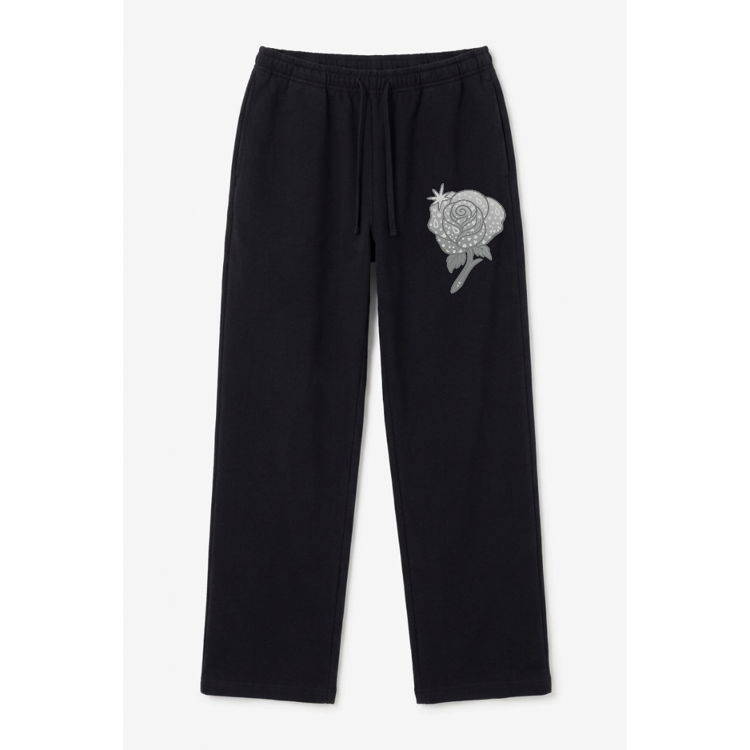 Grey straight Leg Sweatpants