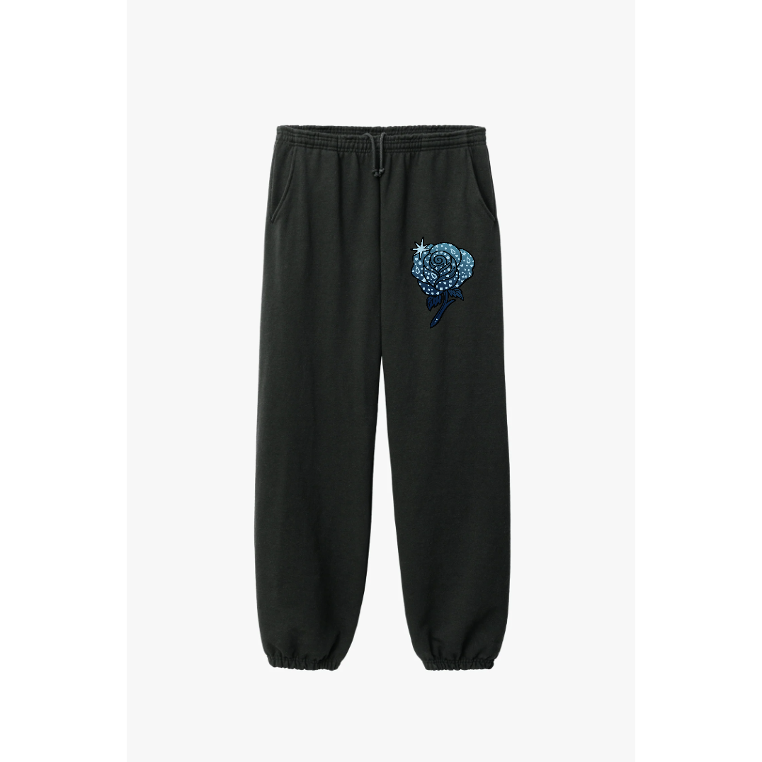Navy Cuff Sweatpants