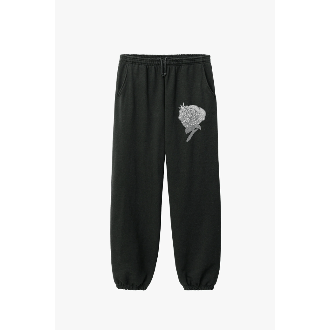 Grey Cuff Sweatpants