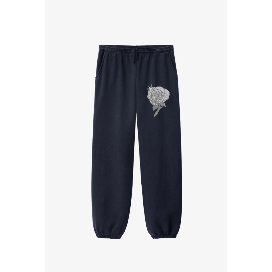 Grey Cuff Sweatpants