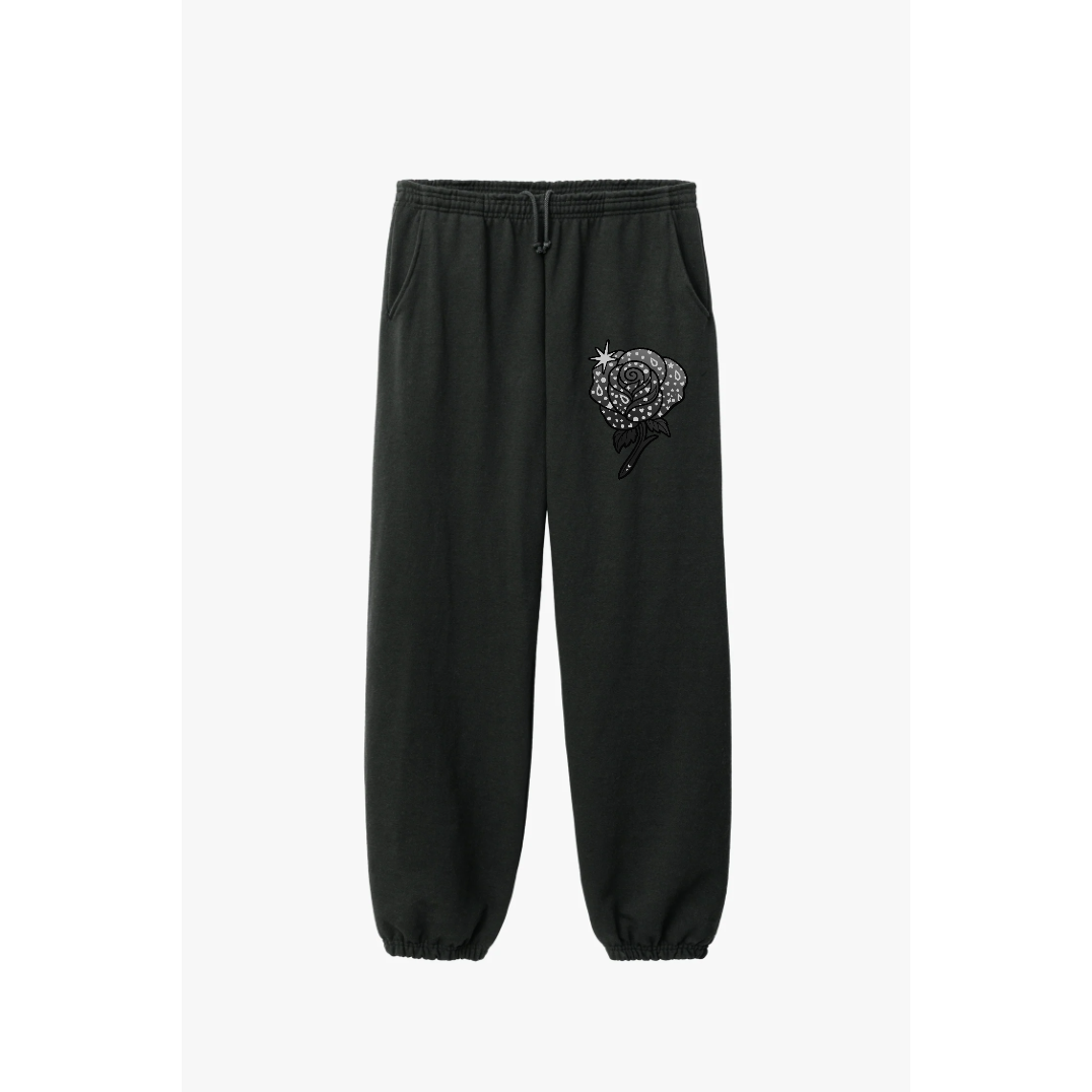 Black Cuff Sweatpants