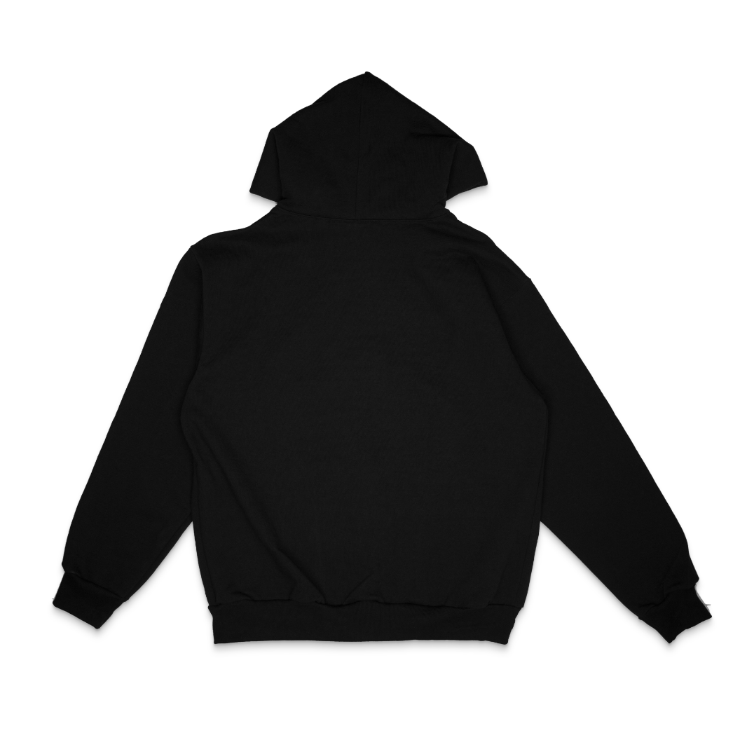 Grey Flower Zip Hoodie 4