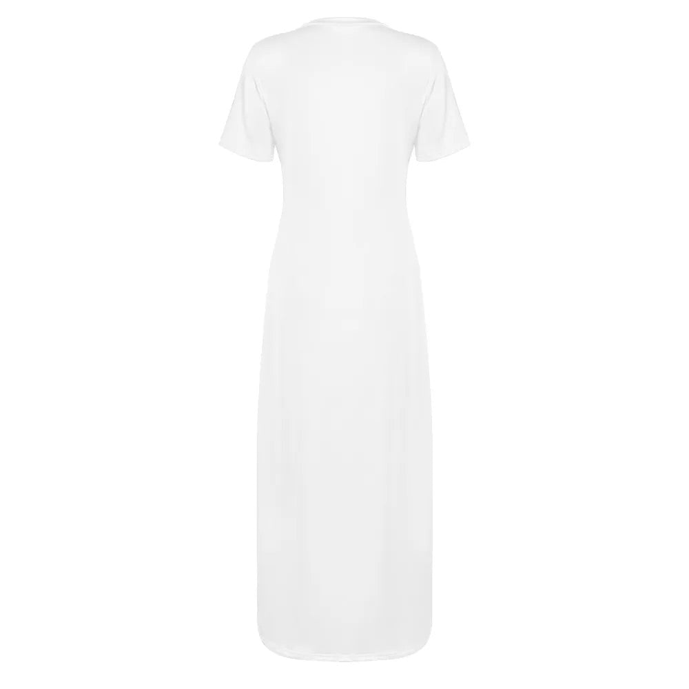 Short Sleeve Midi Dress