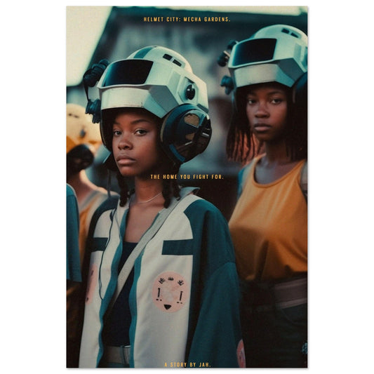 We Wear our Helmets for Them Poster