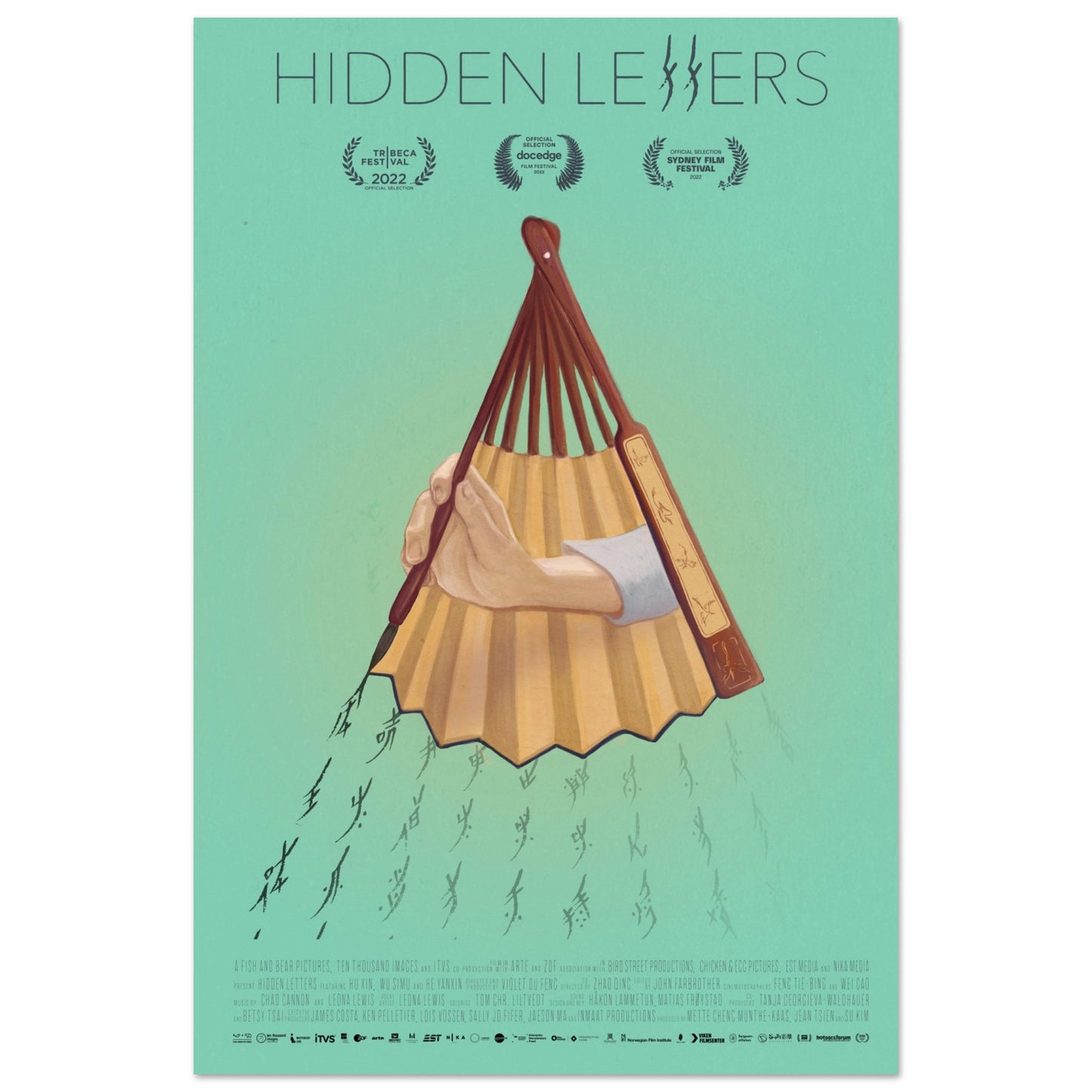 Hidden Letters Illustrated Movie Poster