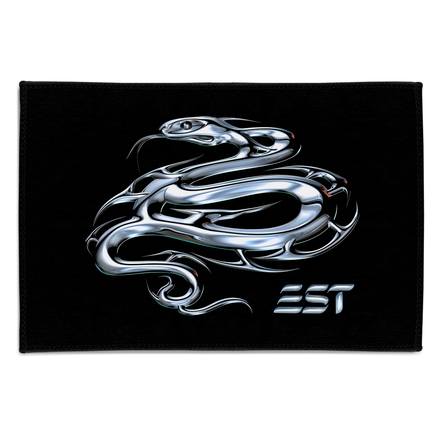 EST Chrome Year of the Snake Area Rug