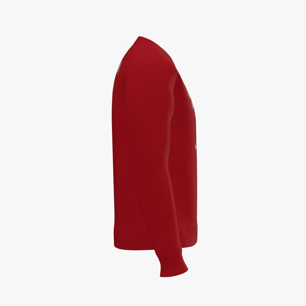 Cheetah2 (Red Cashmere) Men's Crew Neck Pullover
