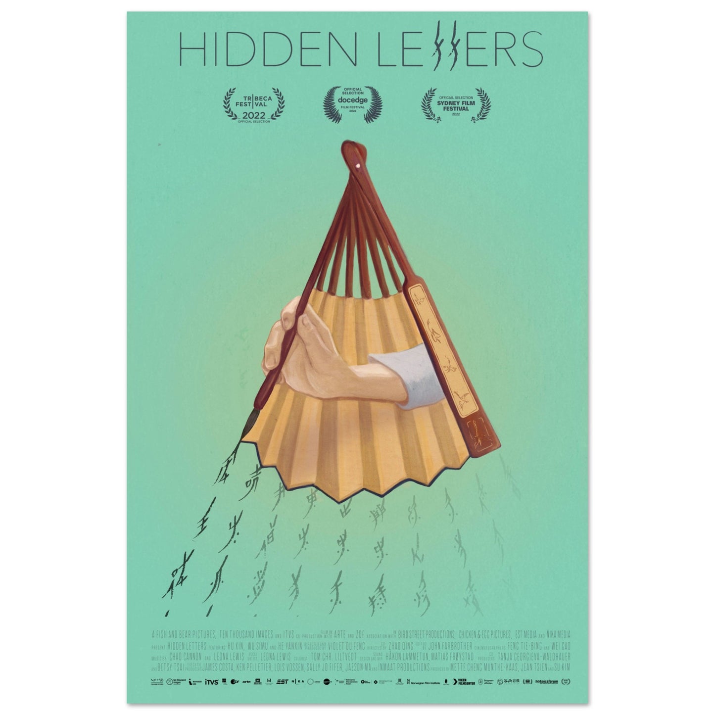 Hidden Letters Illustrated Movie Poster