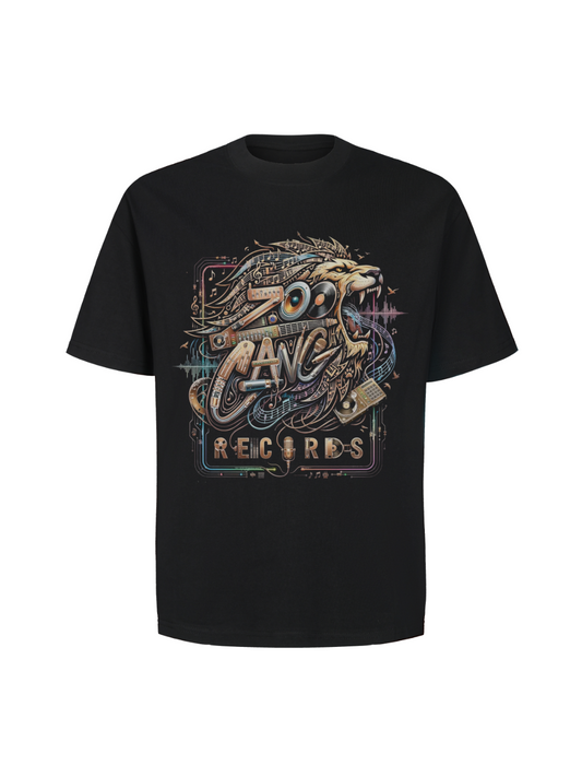 Zoo Gang Records - Black Cotton T-Shirt