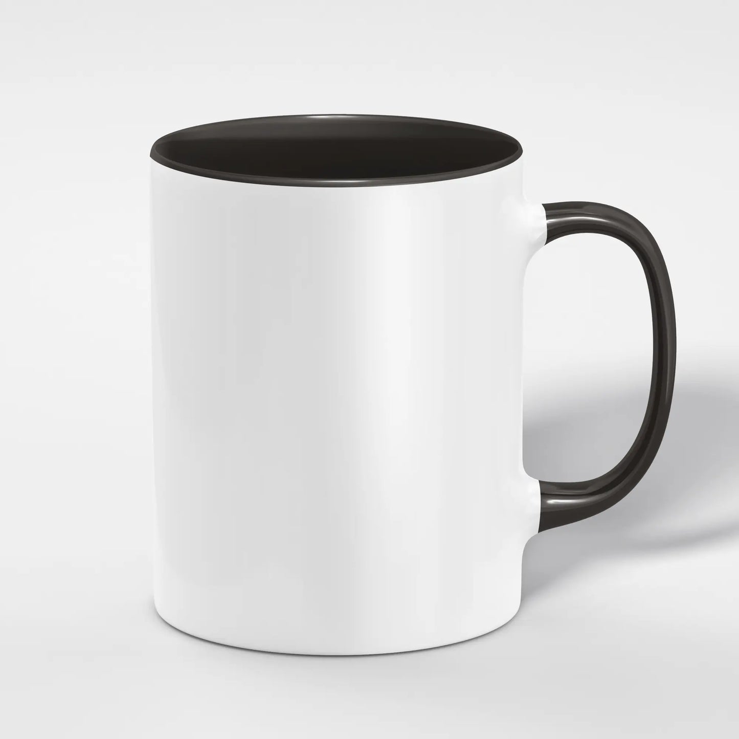 White 11oz Ceramic Mug with Color Inside