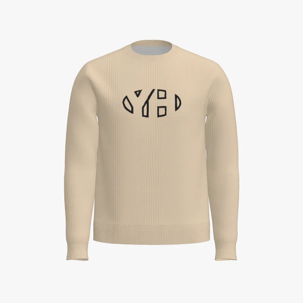 YH Men's Crew Neck Pullover (Cream)