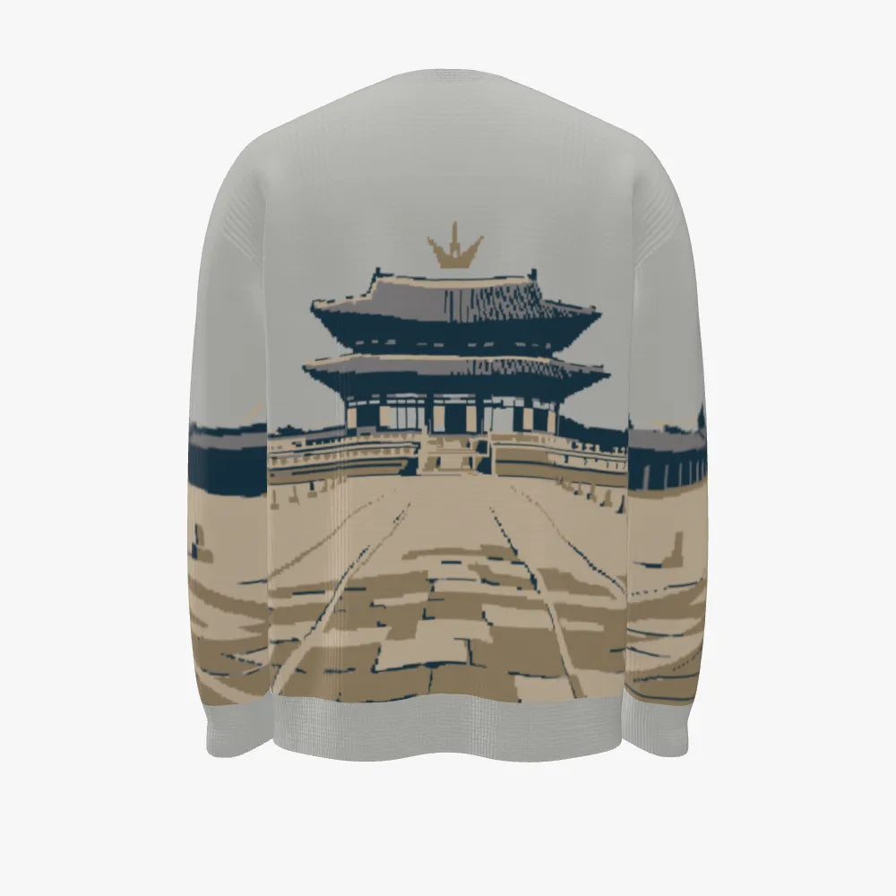 Temple Sweater (Men's Oversized Crew Neck Pullover)