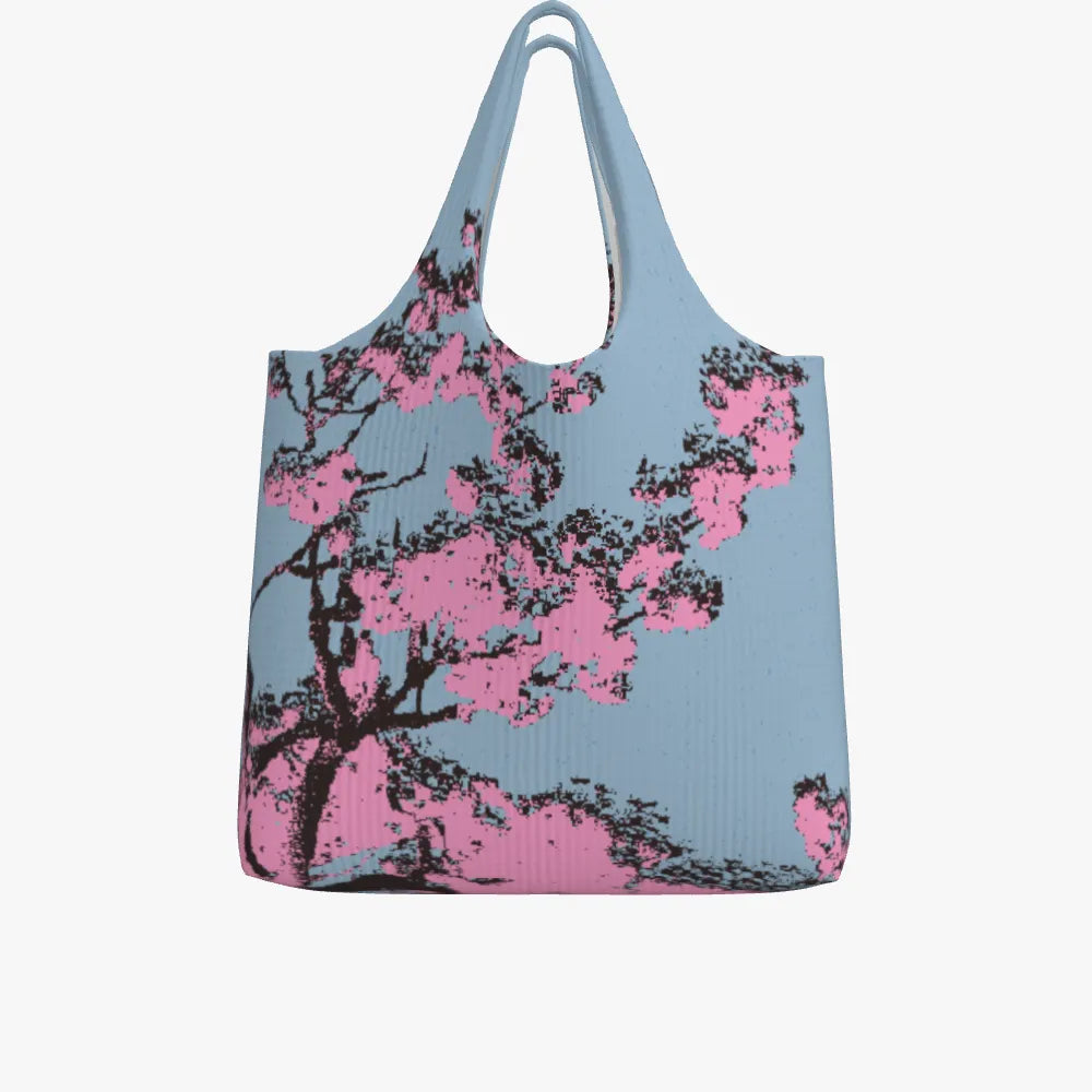 Plum Blossoms Large Tote