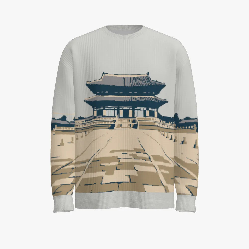 Temple Sweater (Men's Oversized Crew Neck Pullover)