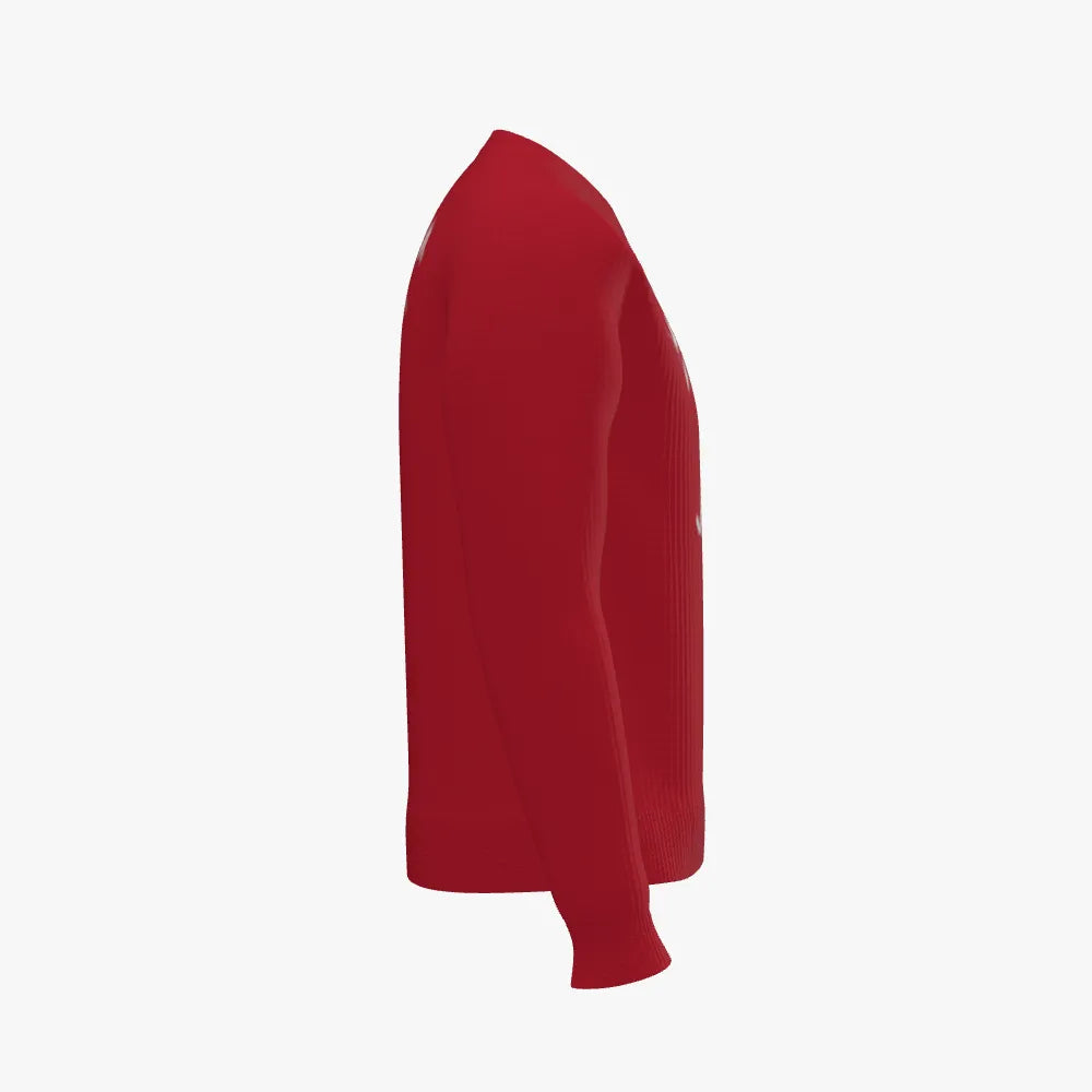 Cheetah2 (Red Cotton) Men's Crew Neck Pullover