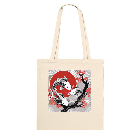 Koi Fish Tote Bag