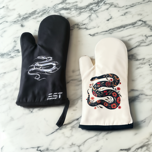 EST Year of the Snake Oven Mitt Set