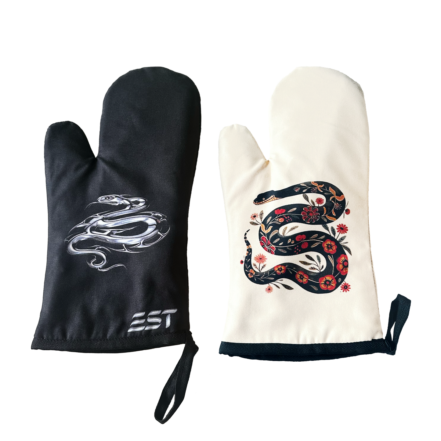 EST Year of the Snake Oven Mitt Set